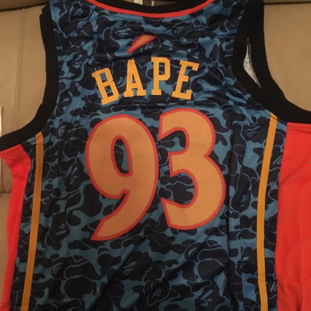 Warriors BAPE 93 Jersey